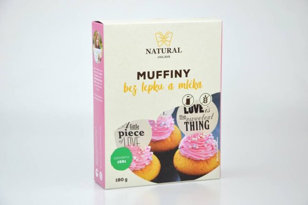 Natural Jihlava Muffiny bez lepku a mléka