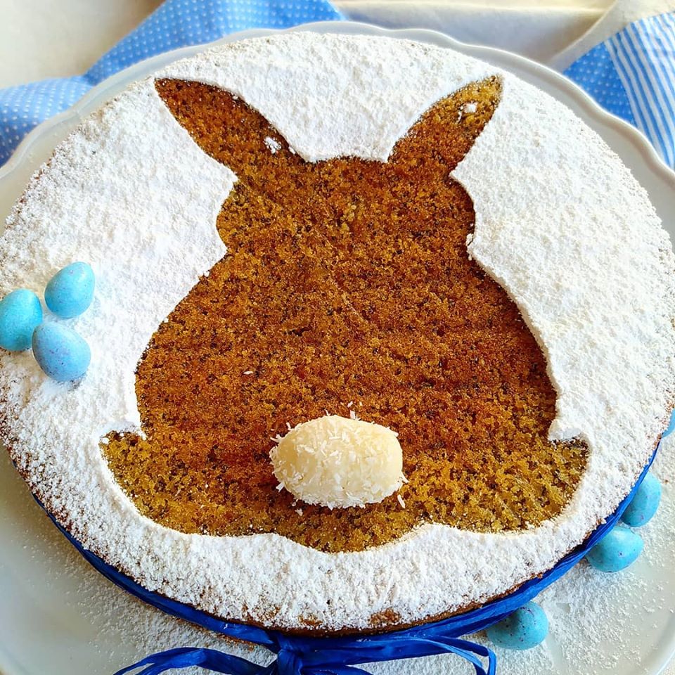 Mandlovo-pohankový koláč velikonoční